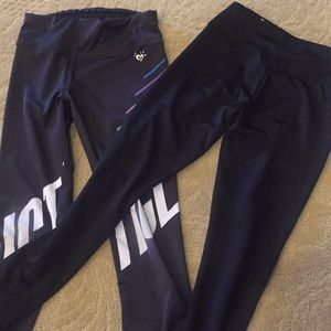 2 pair of Justice leggings